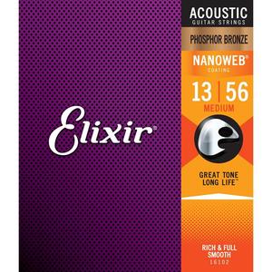 Elixir Nanoweb 13/56 Phosphor Bronze Acoustic Strings Buy Cheap Very Cheap