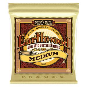 Ernie Ball 2002 Earthwood 80/20 Bronze Acoustic Guitar Strings - Medium, 13/56 For Cheap Sale Online