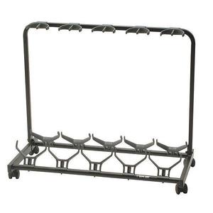 QuikLok GS450-QL Multiple Universal Guitar Stand with Casters for 5 Guitars Shipping Outlet Store Online