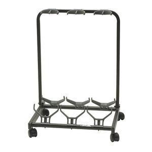 QuikLok GS430 Multiple Universal Guitar Stand with Casters for 3 Guitars Outlet Get To Buy