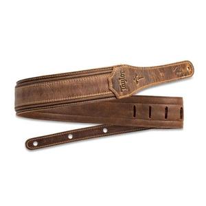 Taylor 2.5" Wings Leather Guitar Strap-Dark Brown Outlet Low Shipping Fee