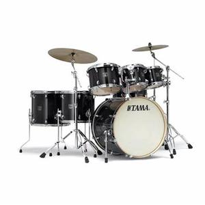 Tama CL72S-TPB Superstar Classic 7-Piece Maple Shell Pack-Transparent Black Burst Visit New