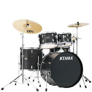 Tama IE52C-BOW Imperial Star 5-Piece Drumkit with Cymbals, Hardware & Throne-Black Oak Wrap Discount Big Sale