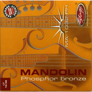Stagg MA-1032-PH Phosphor Bronze Mandolin Strings Light 10-32 Clearance Discounts