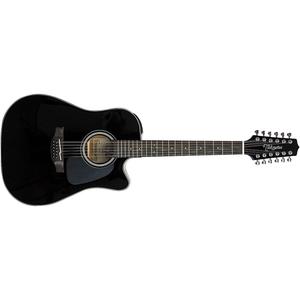 Takamine GD30CE-12BLK G-Series 12-String Acoustic/Electric Guitar-Black Exclusive Online