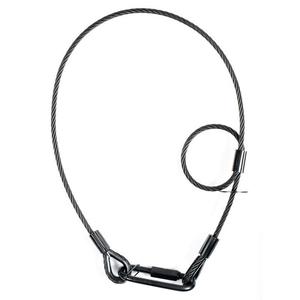 ADJ SC6B 31.5-inch 800 mm Black Safety Cable, 70 kg Load Capacity Discount Online