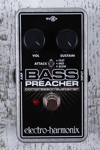 Electro Harmonix Bass Preacher Compressor Sustainer Bass Guitar Effects Pedal Nicekicks