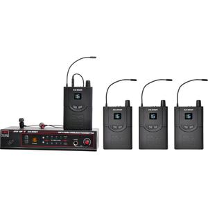 Galaxy Audio AS-950-4P2 16 Channel Stereo Wireless Personal In-Ear Monitor System, 470-494 MHz Discount High Quality