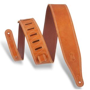 Levy's 25-Inch Wide Garment Leather Guitar Strap, Tan Clearance Hot Sale