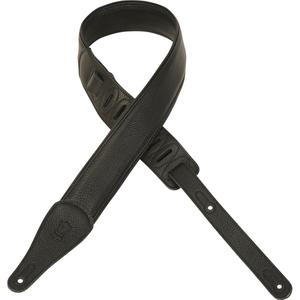 Levy's 2 1/4-Inch Wide Black Garment Leather Guitar Strap Enjoy Cheap Pice