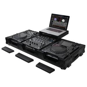 Odyssey Low Profile 12-Inch Format DJ Mixer and Flight Coffin Case, Black Cheap Sale Geniue Stockist