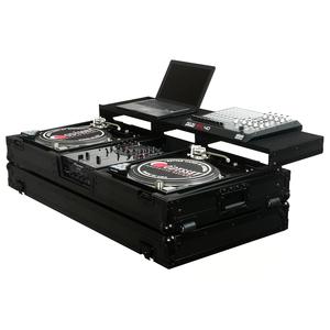 Odyssey Universal Black 10-Inch Format DJ Mixer and Flight Coffin Case Clearance Low Pice Fee Shipping