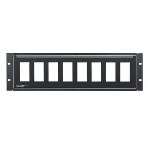 Lowell D8P-ID-3 Panel for Decorator Devices in Black Finishline Cheap Online