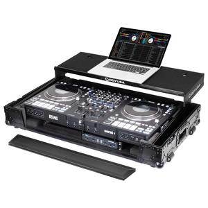 Odyssey Black Label 1U Flight Case with Glide Style Laptop Platform and Wheels for RANE PERFORMER Fashionable Online