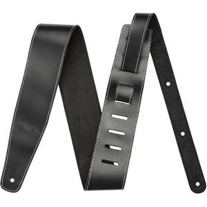 Fender 2.5" Broken-In Leather Guitar Strap-Black Discount Release Dates