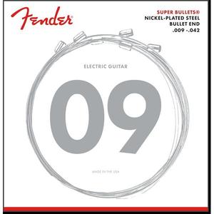 Fender 3250L Super Bullets Nickel Plated Steel Electric Guitar Strings Light 9-42 Cheap Sale Discounts