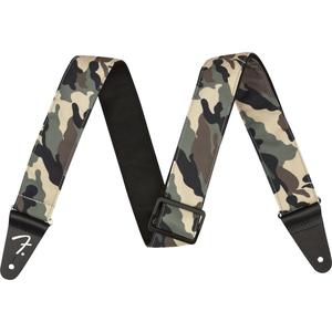 Fender 2" Camo Guitar Strap-Woodland Original Online