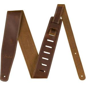 Fender 2.5" Broken-In Leather Guitar Strap-Tan Low Cost For Sale