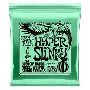 Ernie Ball 2229 Hyper Slinky Nickel Wound Electric Guitar Strings 8-42 For Nice Cheap Price