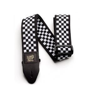 Ernie Ball Jacquard Guitar Strap-Black & White Checkered Clearance Big Sale