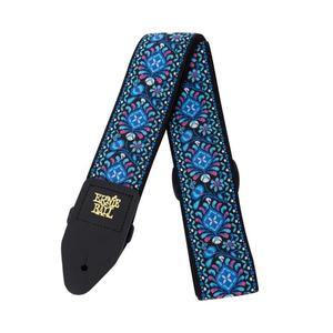 Ernie Ball 4097 2" Jacquard Guitar Strap-Indigo Orchid Free Shipping