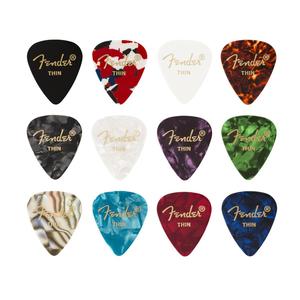 Fender Celluloid Medley 351 Thin Guitar Picks 12-Pack Buy Cheap 2025 New