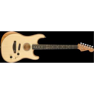 Fender Acoustasonic Stratocaster Acoustic/Electric Guitar with Gig Bag-Natural Good Selling Online