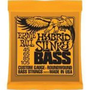 Ernie Ball 2833 Hybrid Slinky Roundwound Bass Guitar Strings 45-105 High Quality For Sale