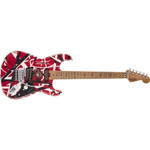 EVH Striped Series Frankie Electric Guitar MN-Red/Black/White Relic In China Online