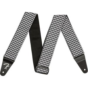 Fender Houndstooth 2" Guitar Strap-Black/White Cheap Sale Now