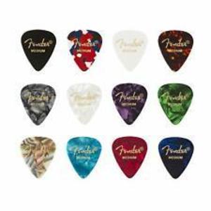 Fender Celluloid Medley 351 Medium Guitar Picks 12-Pack Buy Cheap Factory Outlet