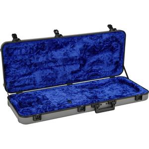 Fender Deluxe Molded Strat/Tele Hardshell Guitar Case-Silver/Blue Outlet Websites