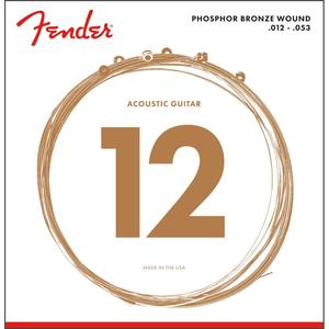 Fender 60L Acoustic Guitar Strings Phosphor Bronze Light 12-53 The Cheapest Cheap Online