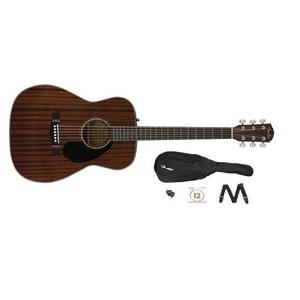 Fender CC-60S Concert Mahogany Acoustic Guitar Pack with Gig Bag, Strap, Strings & Picks Cheap Outlet Store