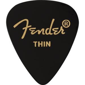 Fender Classic Celluloid Picks 12-Pack Thin-Black Quality Free Shipping