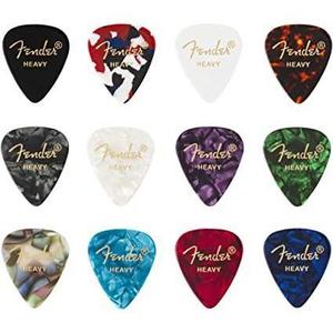 Fender Celluloid Medley 351 Heavy Guitar Picks 12-Pack Hot Sale Cheap Pice