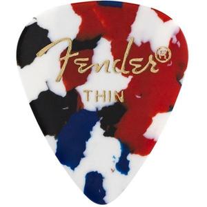 Fender Classic Celluloid Picks 12-Pack Thin-Confetti Sale Real