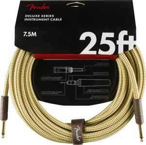 Fender Deluxe Series Instrument Cable 1/4" Male -1/4" Male 25ft-Tweed Buy Cheap Low Shipping