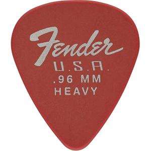 Fender Dura-Tone Guitar Picks .96mm Fiesta Red 12-Pack Discount Newest