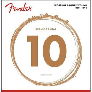 Fender 60XL Acoustic Guitar Strings Phosphor Bronze Extra Light 10-48 Buy Cheap Affordable