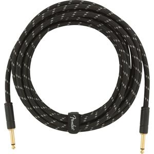 Fender Deluxe Series Instrument Cable 1/4" Male-1/4" Male 15ft-Black Tweed Sale Cost
