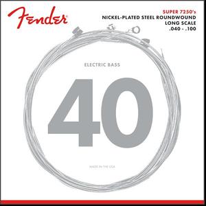 Fender 7250L Nickel Plated Steel Roundwound Bass Guitar Strings Light 40-100 Discount In China