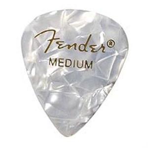Fender 351 Premium Celluloid Picks Medium White Moto 12-Pack Popular Sale Online