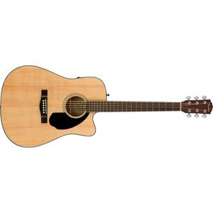 Fender CD-60SCE Dreadnought Acoustic/Electric Guitar-Natural The Cheapest