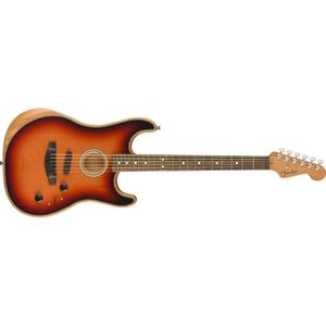Fender Acoustasonic Stratocaster Acoustic/Electric Guitar with Gig Bag-3-Colour Sunburst Clearance 100% Original