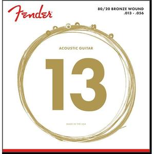 Fender 70M 80/20 Bronze Acoustic Guitar Strings Medium 13-56 Buy Cheap Find Great