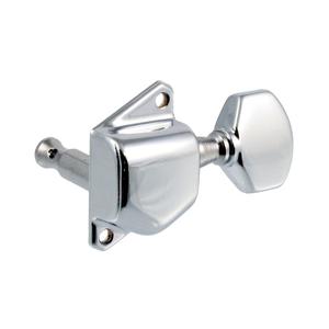 All Parts TK-7559-010 Economy Diagonal Mount Tuning Keys 6 In-Line Chrome Free Shipping Top Quality