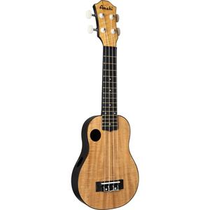 Amahi HCLF660 Soprano KOA Top Ukulele with Gig Bag Comfortable