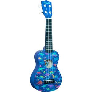 Amahi DDUK19 Tropical Series Soprano Ukulele with Gig Bag-Dinosaur Free Shipping Official