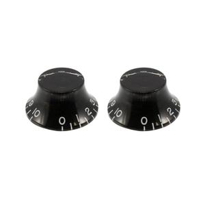 All Parts PK-0140-023 Bell Knobs 2-Pack-Black View